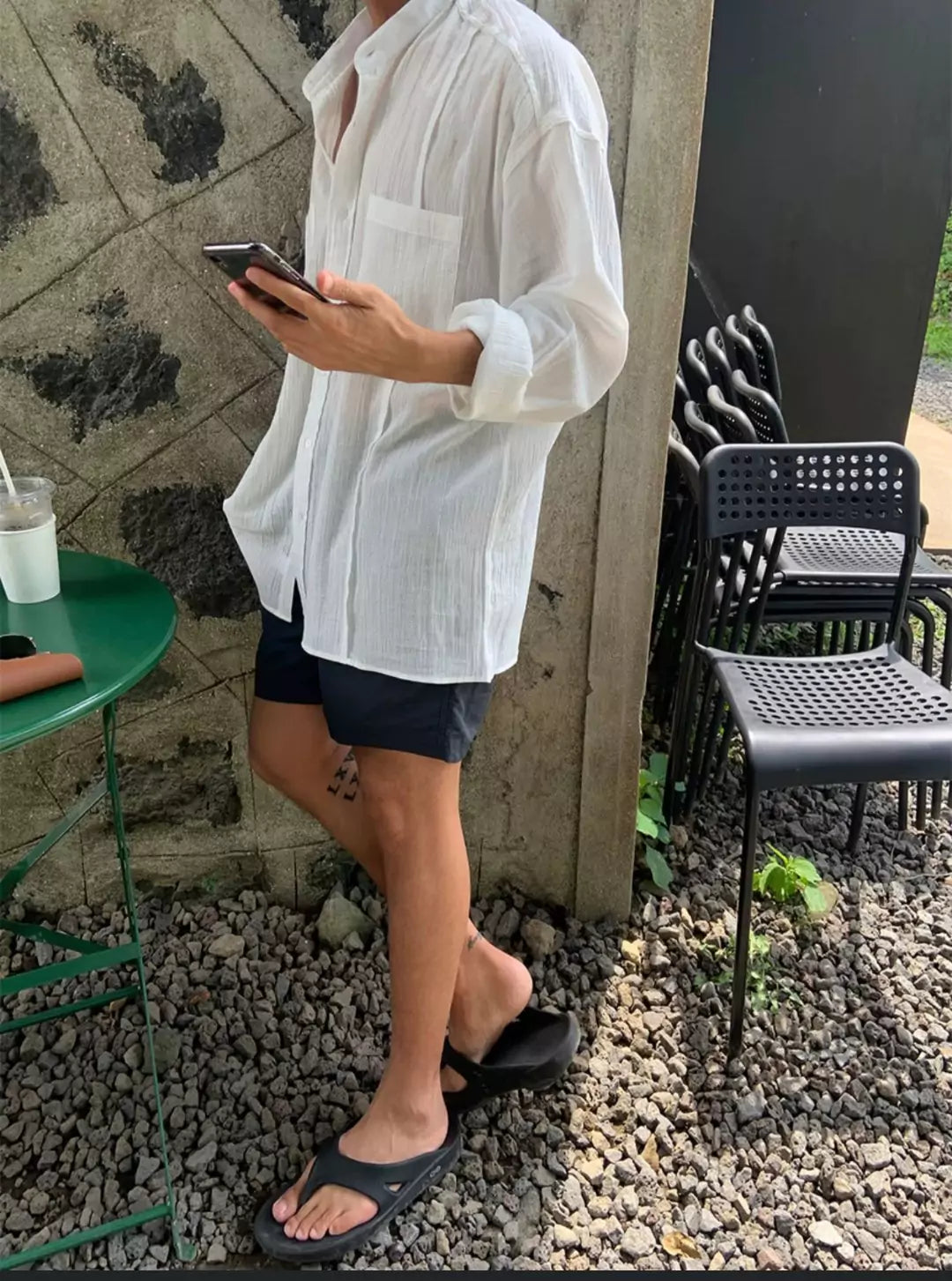 Drift Linen Shirt Alex Shogun - Drift Men Linen Shirt – Long Sleeve, Lightweight, Stylish Travel Wear Alex Shogun Men's Clothes