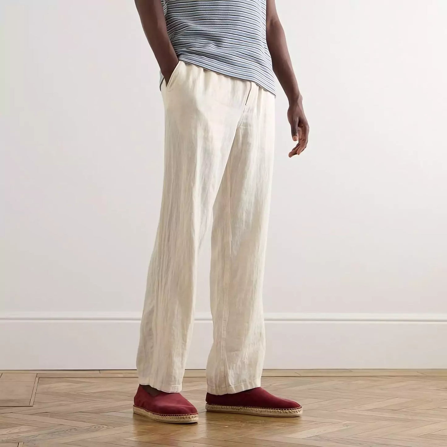 Pure Linen Pants - Men Linen Pants: Premium Comfort, Breathable Linen Pants - Shop Now! Alex Shogun Men's Clothes