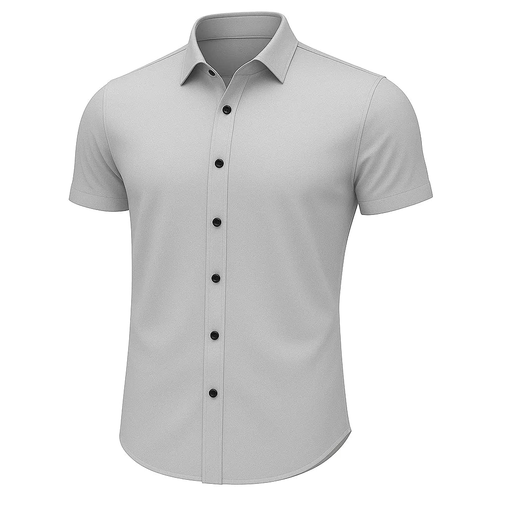 Classic Slim Short Sleeve Shirt - Shop Classic Slim Fit Short Sleeve Shirt – Men's Dress Shirt Alex Shogun Men's Clothes