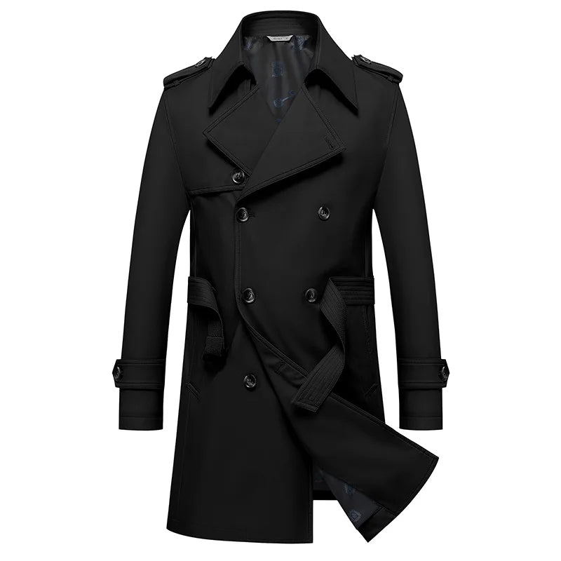 Classic Trench Coat - Alex Shogun Men's Clothes