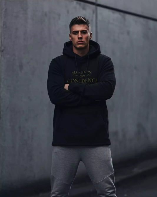 Dark Creed Premium Hoodie - Men's Dark Premium Hoodie | Black Masculine Aesthetic | Alex Shogun Alex Shogun Men's Clothes