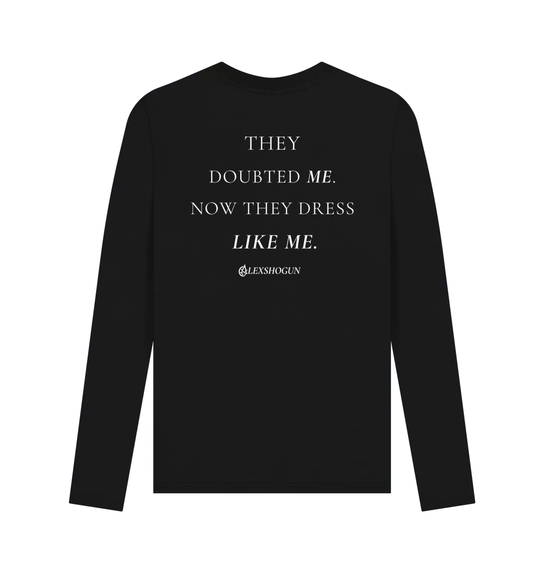 Dressed in Revenge Long-Sleeve AlexShogun - Dressed in Revenge – Luxury Long Sleeve T-Shirt | Alex Shogun Alex Shogun Men's Clothes