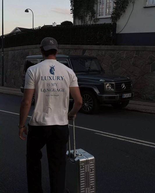 Luxury is My Language T-shirt - Luxury is My Language T-shirt Alex Shogun Men's Clothes