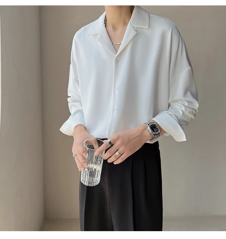 Oslo Grand Oversized Shirt - Shop Oslo Grand Oversized Long Sleeve Shirt - Stylish & Versatile Alex Shogun Men's Clothes