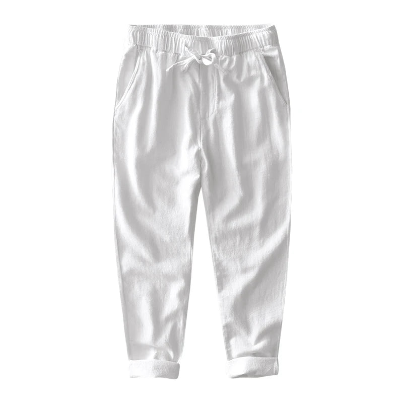 Pure Linen Pants - Men Linen Pants: Premium Comfort, Breathable Linen Pants - Shop Now! Alex Shogun Men's Clothes