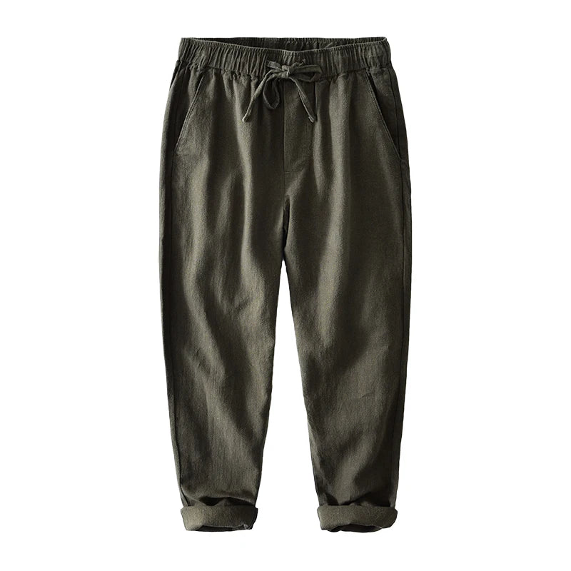 Pure Linen Pants - Men Linen Pants: Premium Comfort, Breathable Linen Pants - Shop Now! Alex Shogun Men's Clothes