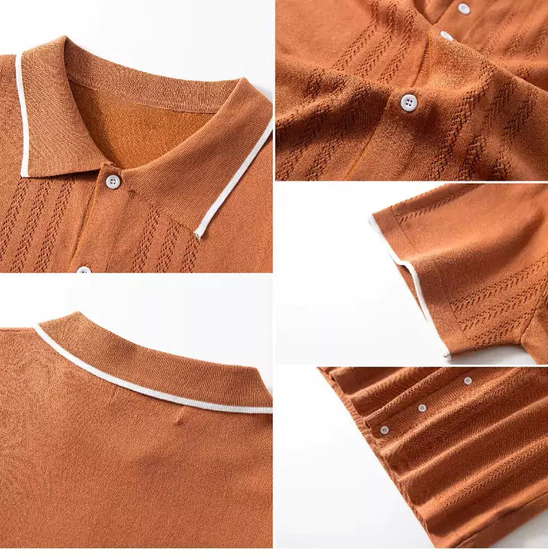 The Gatsby Cuban Collar Shirt - Men's Cuban Collar Shirt | Dark Masculine Style | Alex Shogun Alex Shogun Men's Clothes