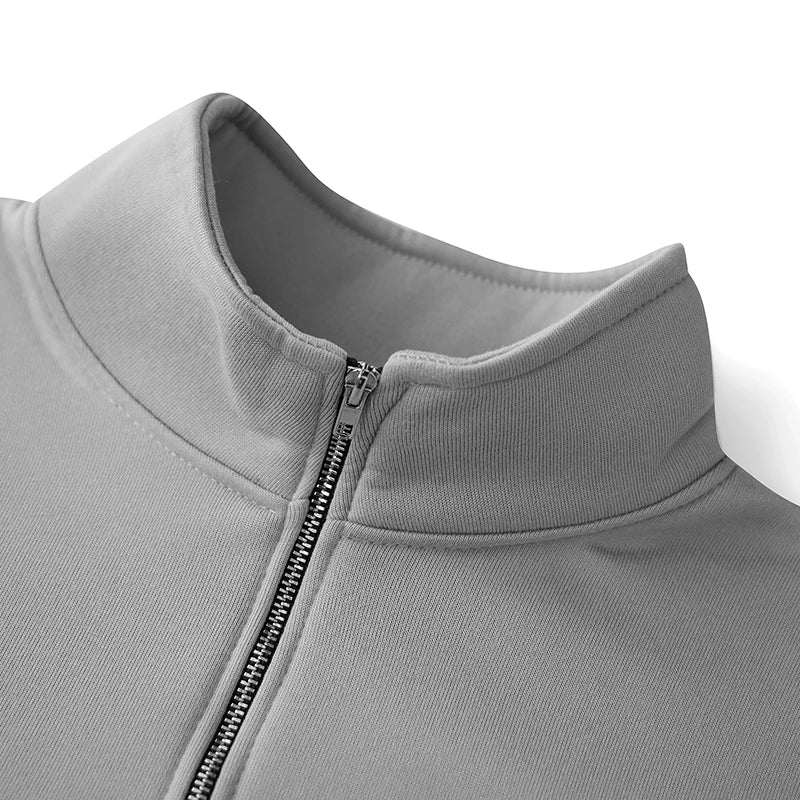 The Malvern Quarter-Zip Sweatershirt - Shop The Malvern Men's Quarter Zip - Organic Cotton Comfort Alex Shogun Men's Clothes