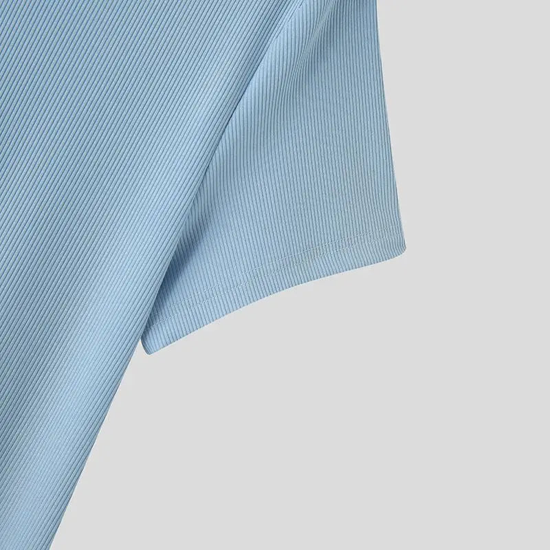 The Modern Mock Neck T-Shirt - The Modern Mock Neck T-Shirt Alex Shogun Men's Clothes