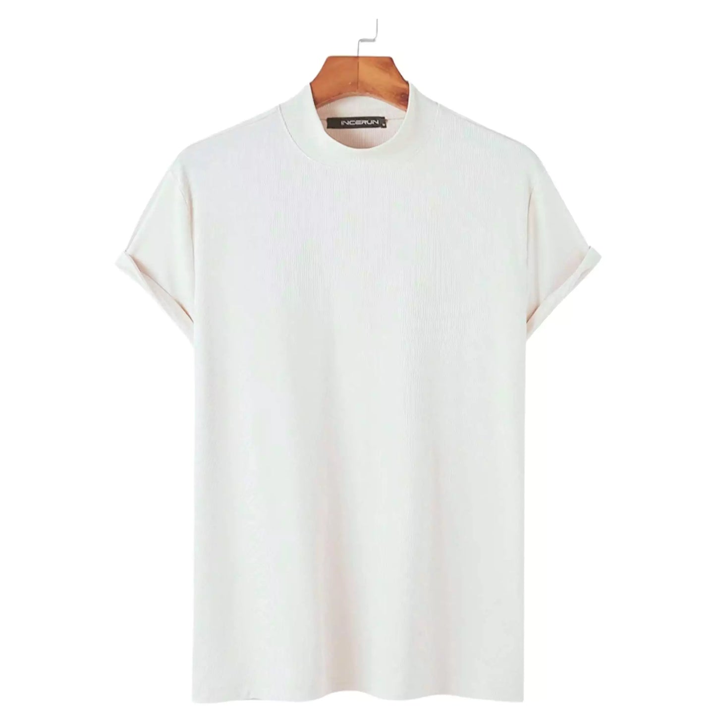 The Modern Mock Neck T-Shirt - The Modern Mock Neck T-Shirt Alex Shogun Men's Clothes