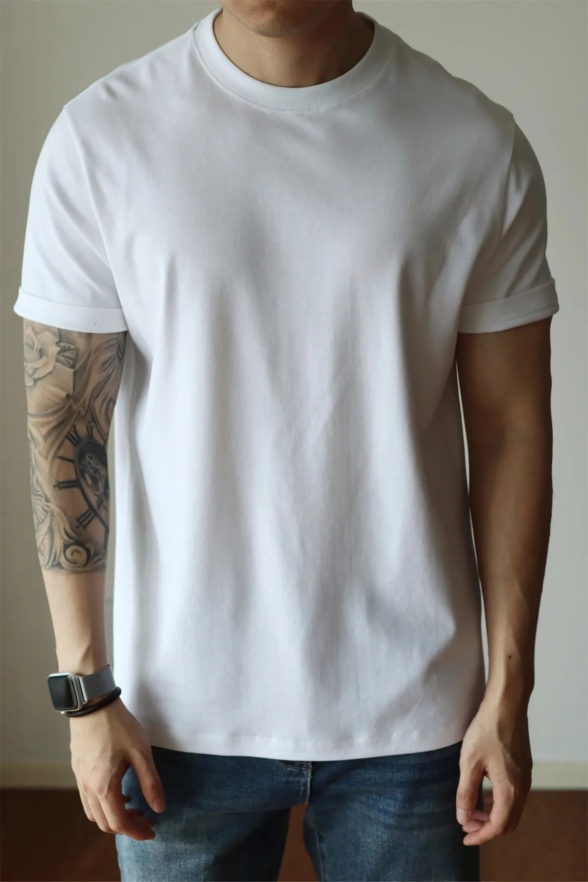 The Alex Shogun Coastal Crewneck Tee - The Alex Shogun Coastal Crewneck Tee - Cotton, Loose Fit for Men Alex Shogun Men's Clothes