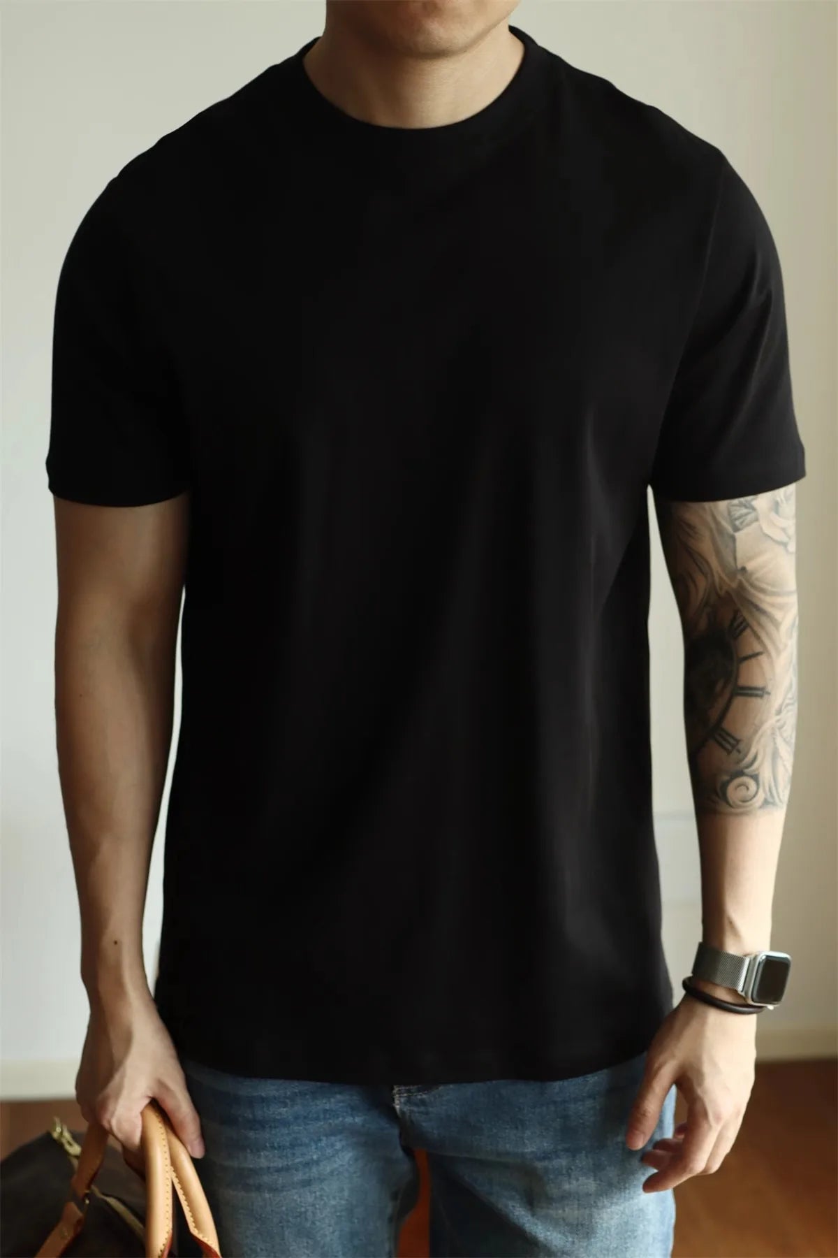 The Alex Shogun Coastal Crewneck Tee - The Alex Shogun Coastal Crewneck Tee - Cotton, Loose Fit for Men Alex Shogun Men's Clothes