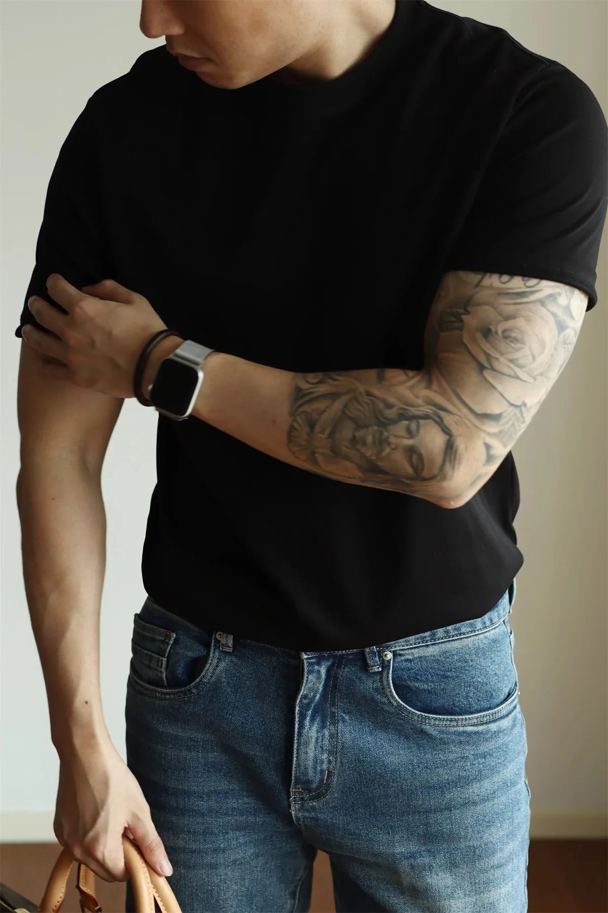 The Alex Shogun Coastal Crewneck Tee - The Alex Shogun Coastal Crewneck Tee - Cotton, Loose Fit for Men Alex Shogun Men's Clothes