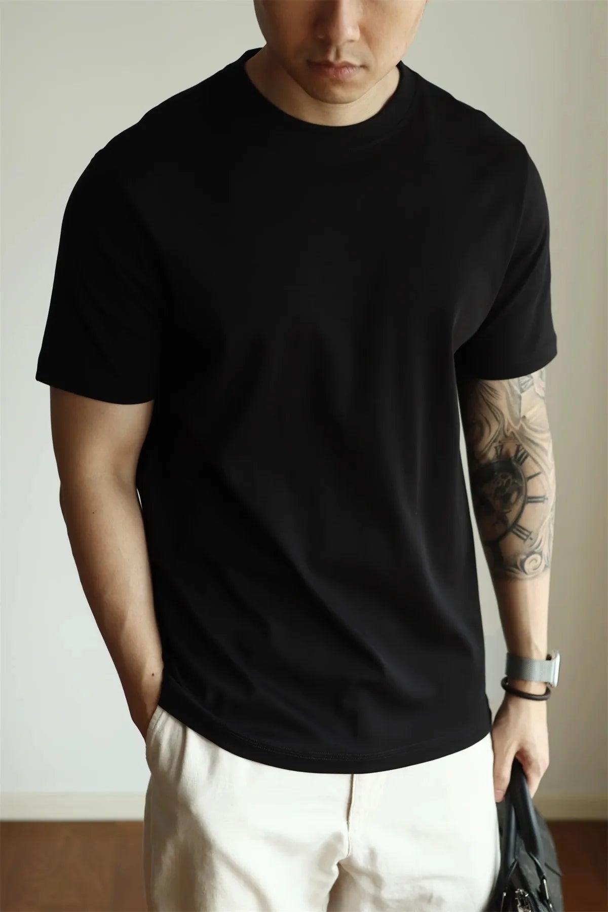 The Alex Shogun Coastal Crewneck Tee - The Alex Shogun Coastal Crewneck Tee - Cotton, Loose Fit for Men Alex Shogun Men's Clothes