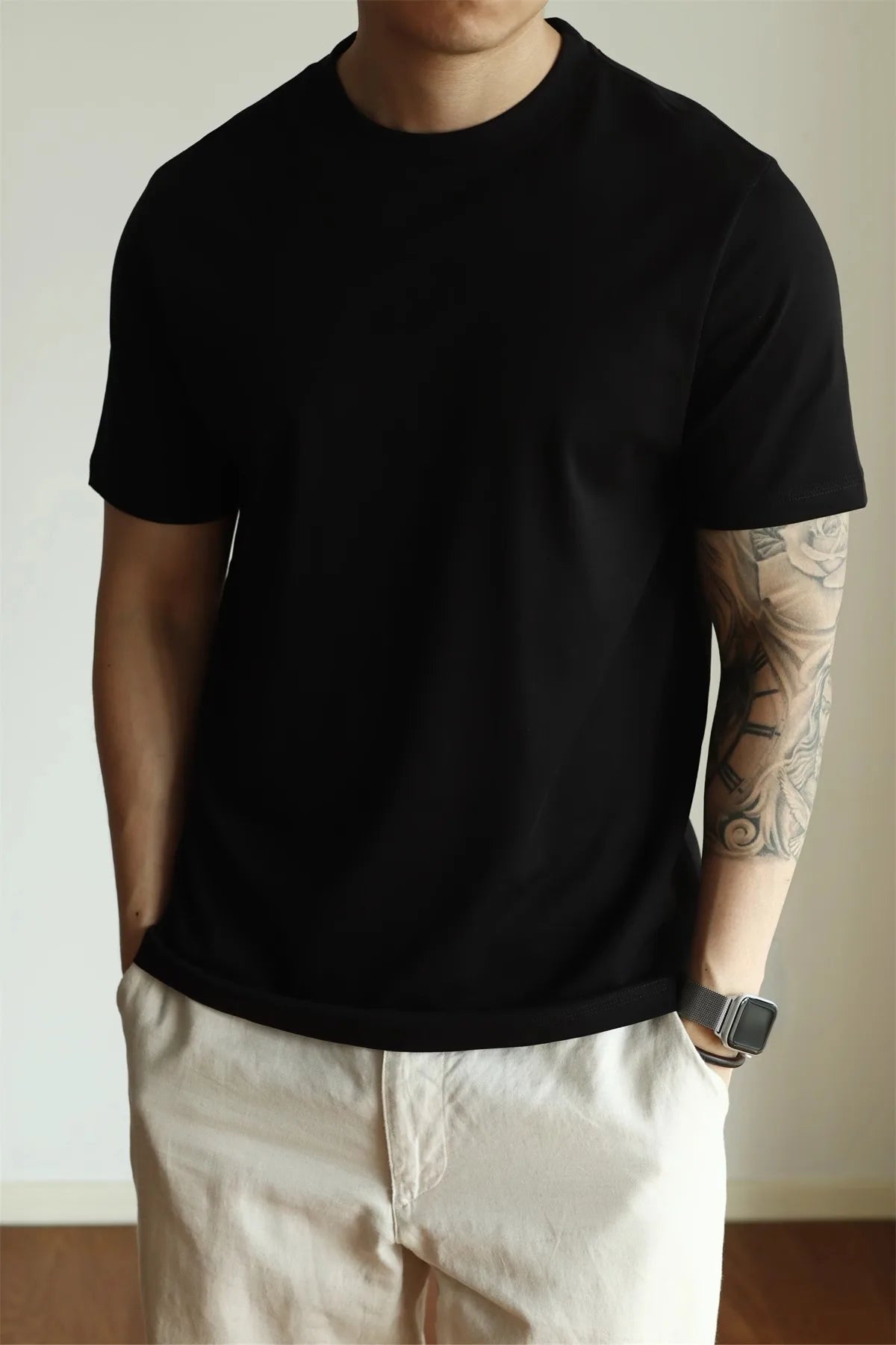 The Alex Shogun Coastal Crewneck Tee - The Alex Shogun Coastal Crewneck Tee - Cotton, Loose Fit for Men Alex Shogun Men's Clothes