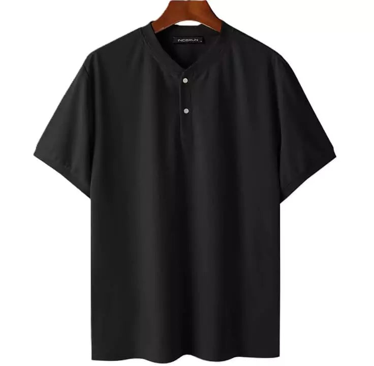 Waffle Knit Henley T-shirt - Men's Waffle Henley T-Shirt | Masculine Classic | Alex Shogun Alex Shogun Men's Clothes