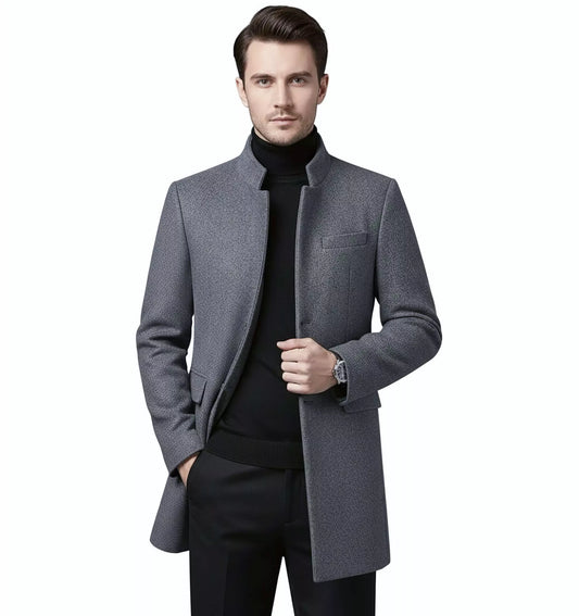 Wool Trench Coat Alex Shogun - Wool Trench Coat Alex Shogun Alex Shogun Men's Clothes