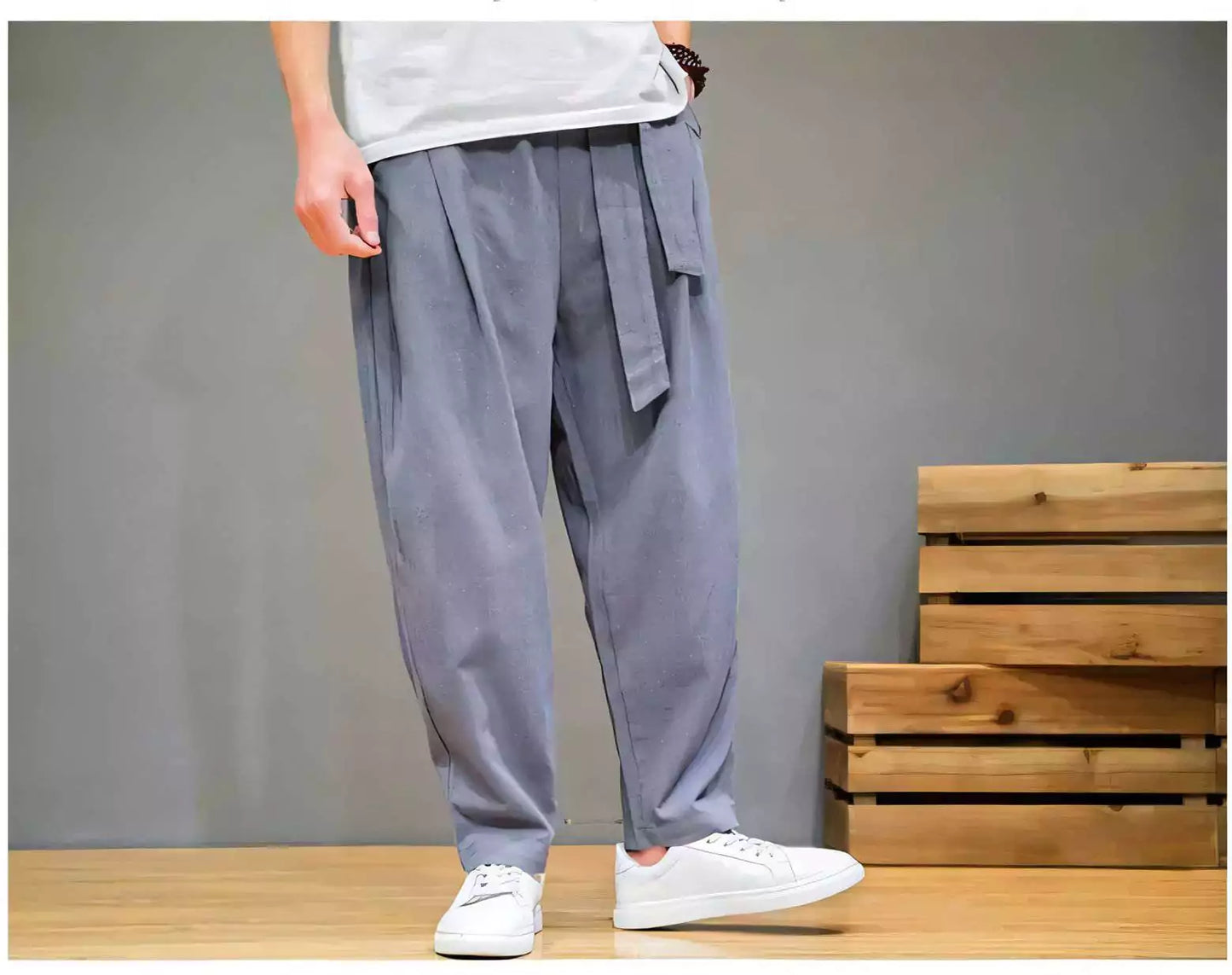 Ale Shogun Linen Harem Pants - Alex Shogun Linen Harem Pants for Men | Relaxed Fit & Style Alex Shogun Men's Clothes