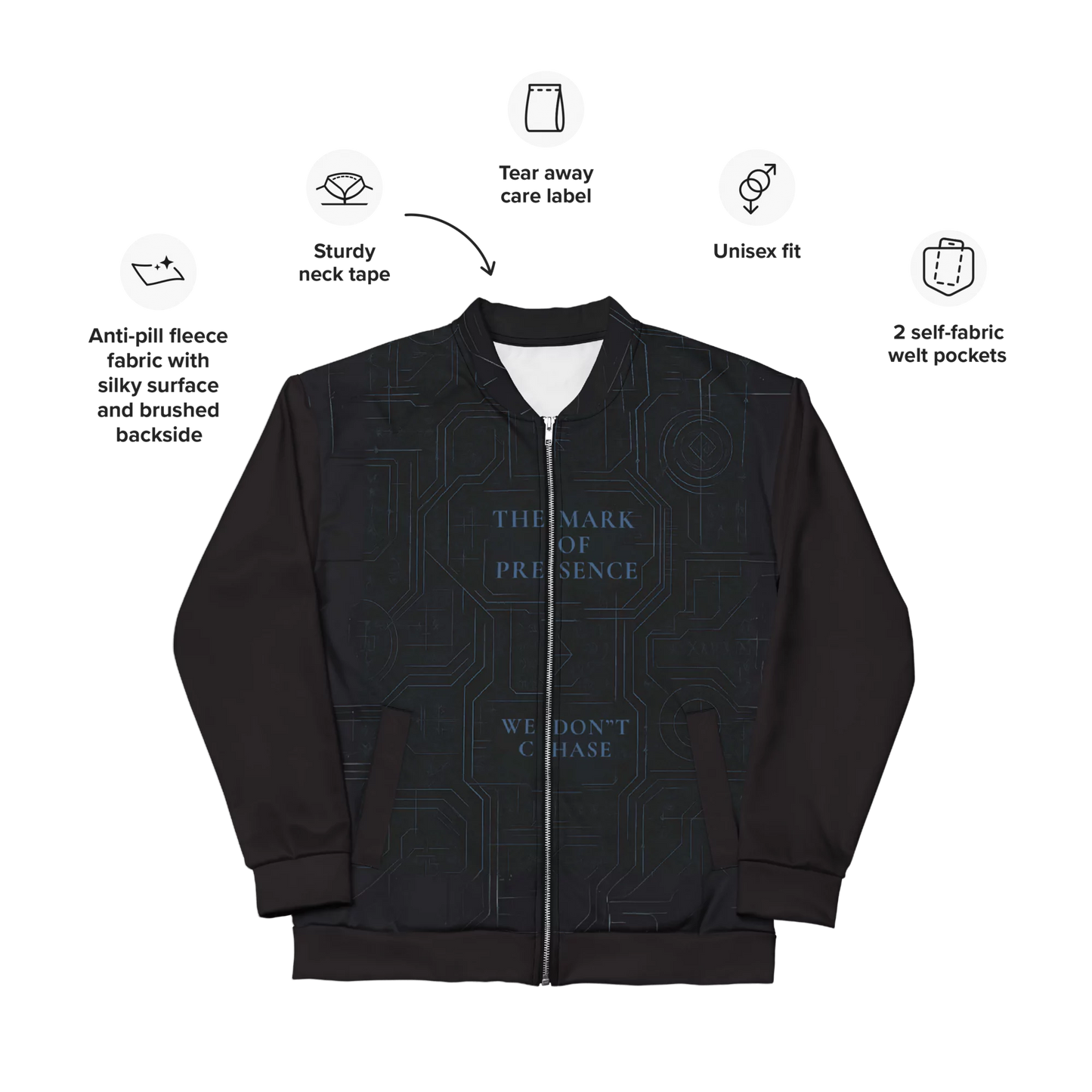 The Mark of Presence Bomber Jacket - The Mark of Presence Bomber Jacket Alex Shogun Men's Clothes
