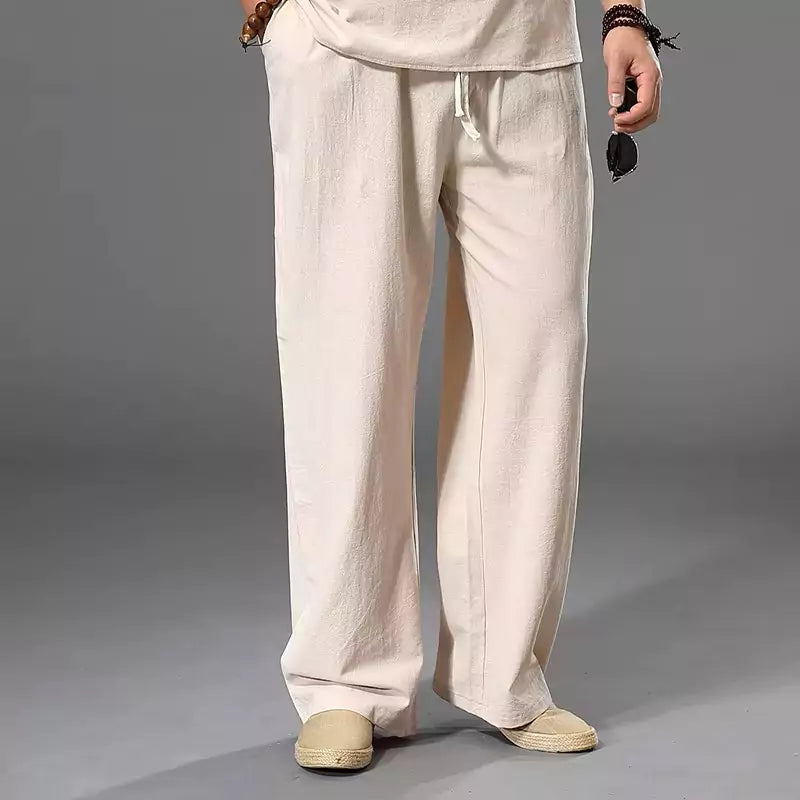 Pure Linen Pants - Men Linen Pants: Premium Comfort, Breathable Linen Pants - Shop Now! Alex Shogun Men's Clothes