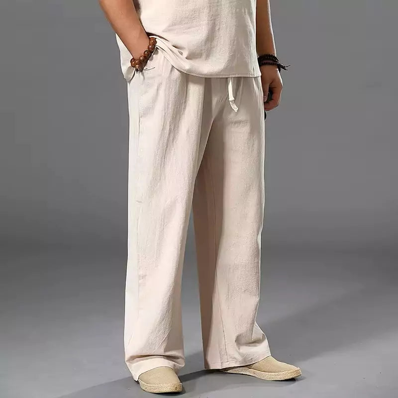 Pure Linen Pants - Men Linen Pants: Premium Comfort, Breathable Linen Pants - Shop Now! Alex Shogun Men's Clothes