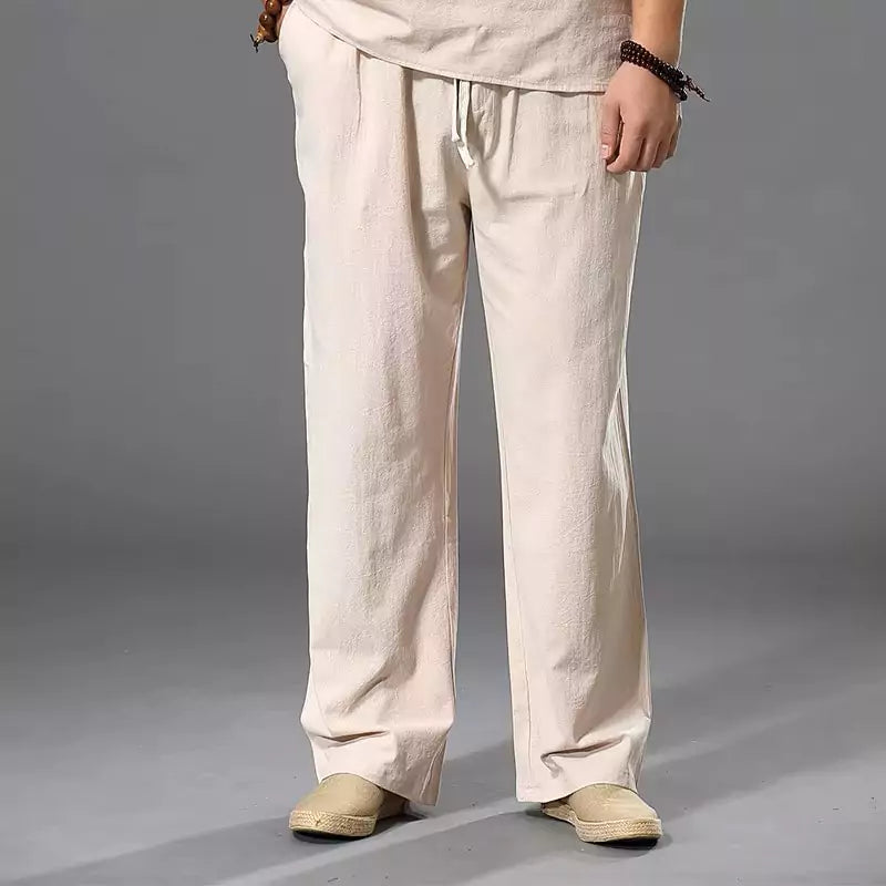 Pure Linen Pants - Men Linen Pants: Premium Comfort, Breathable Linen Pants - Shop Now! Alex Shogun Men's Clothes