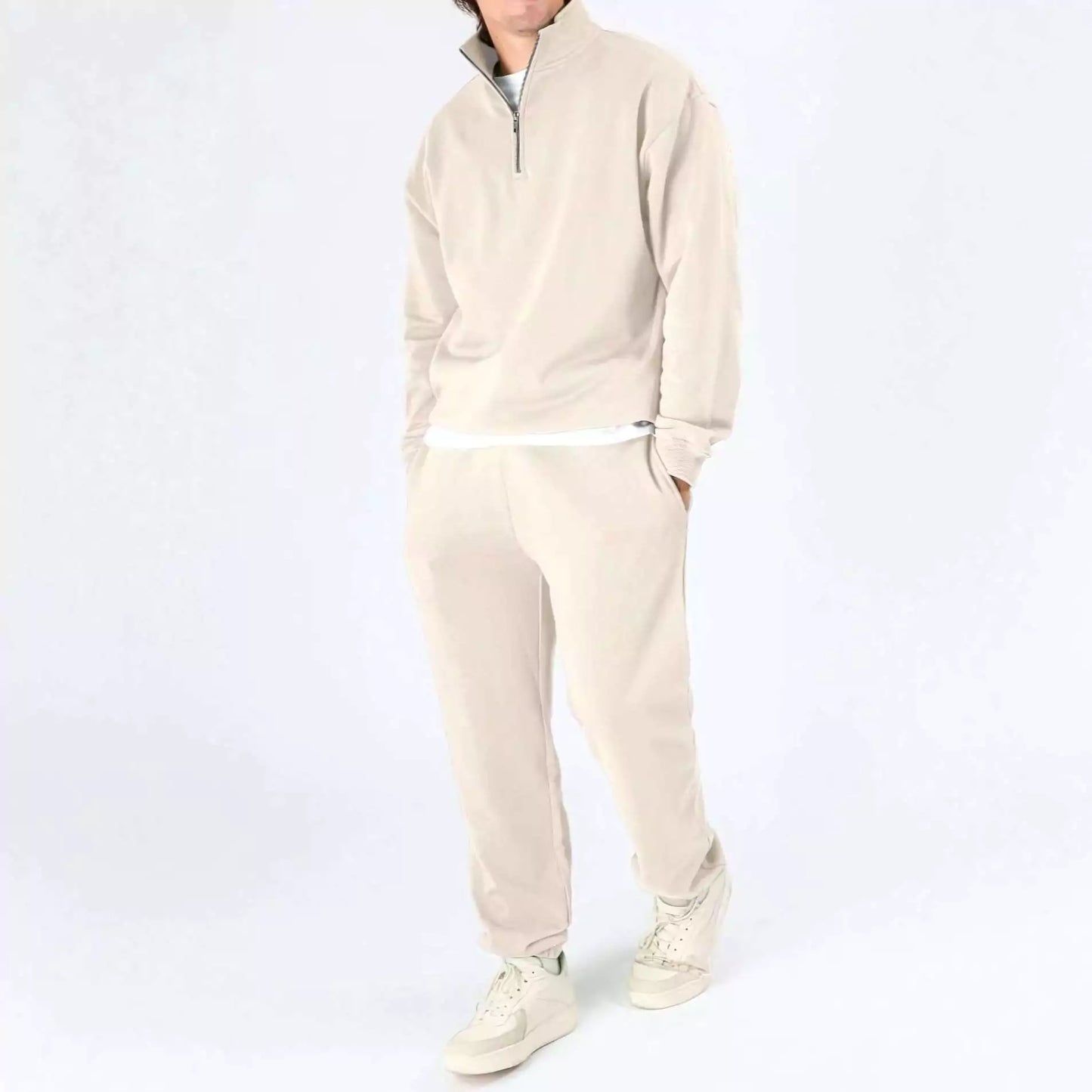 The Malvern Quarter-Zip Sweatershirt - Shop The Malvern Men's Quarter Zip - Organic Cotton Comfort Alex Shogun Men's Clothes
