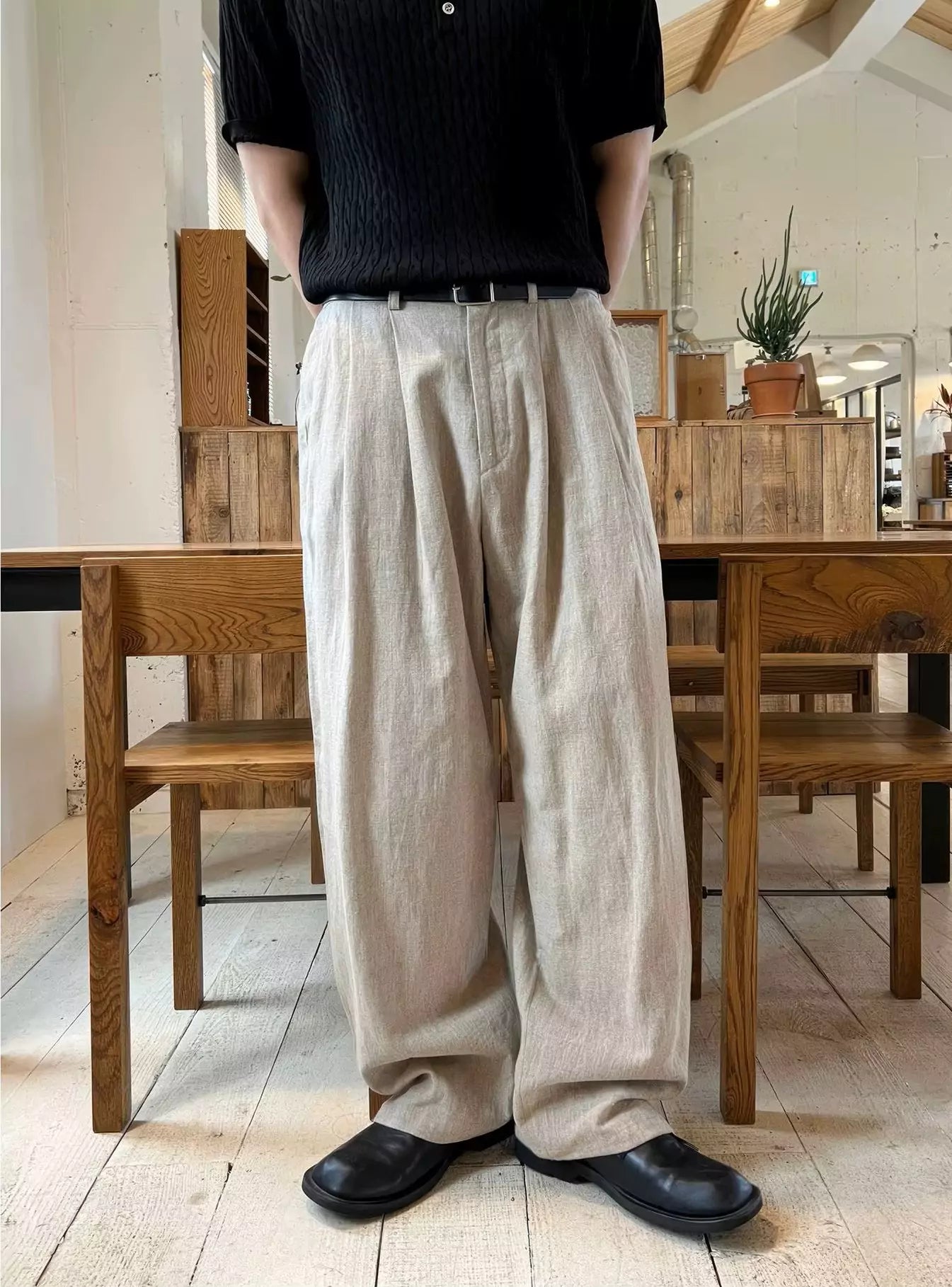 Korean Nobility Pants - Korean Nobility Pants | Wide-Leg Trousers | Men's Luxury Linen Pants Alex Shogun Men's Clothes