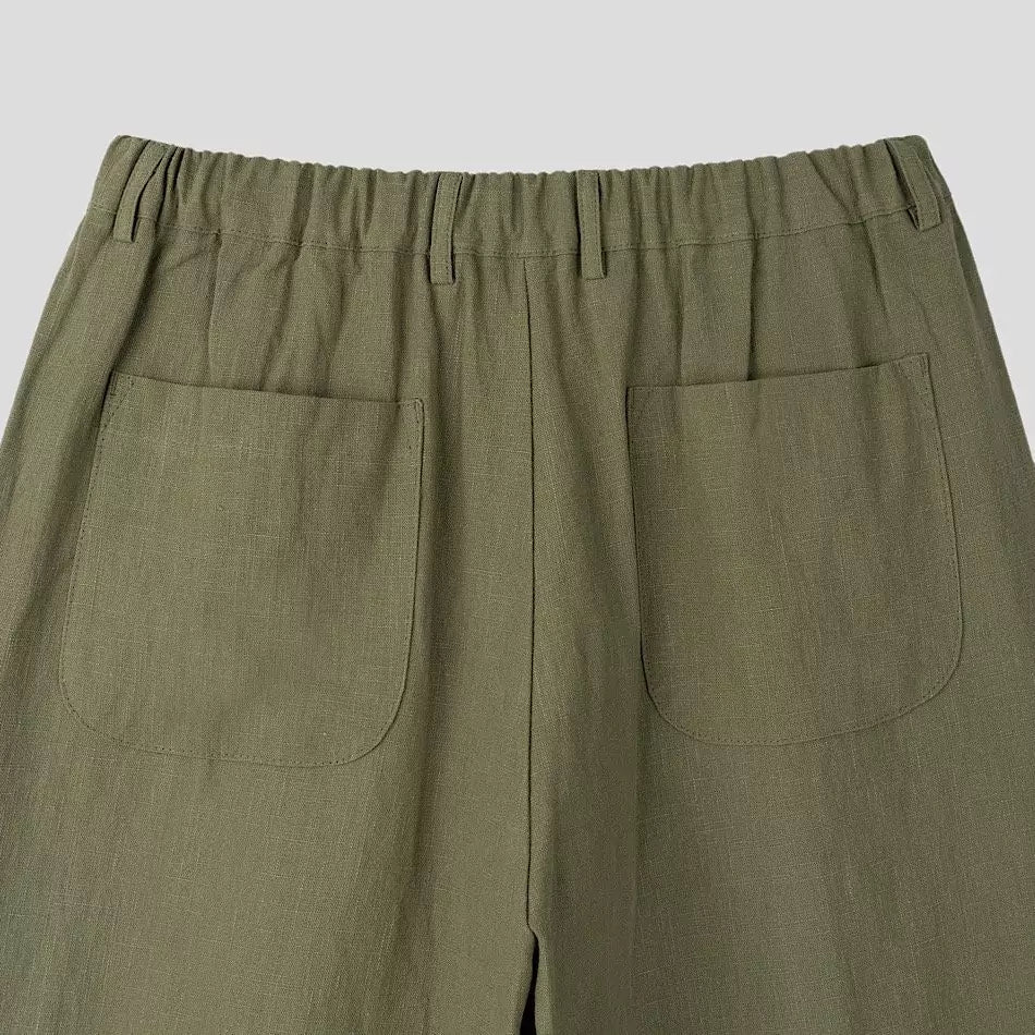Korean Nobility Pants - Korean Nobility Pants | Wide-Leg Trousers | Men's Luxury Linen Pants Alex Shogun Men's Clothes