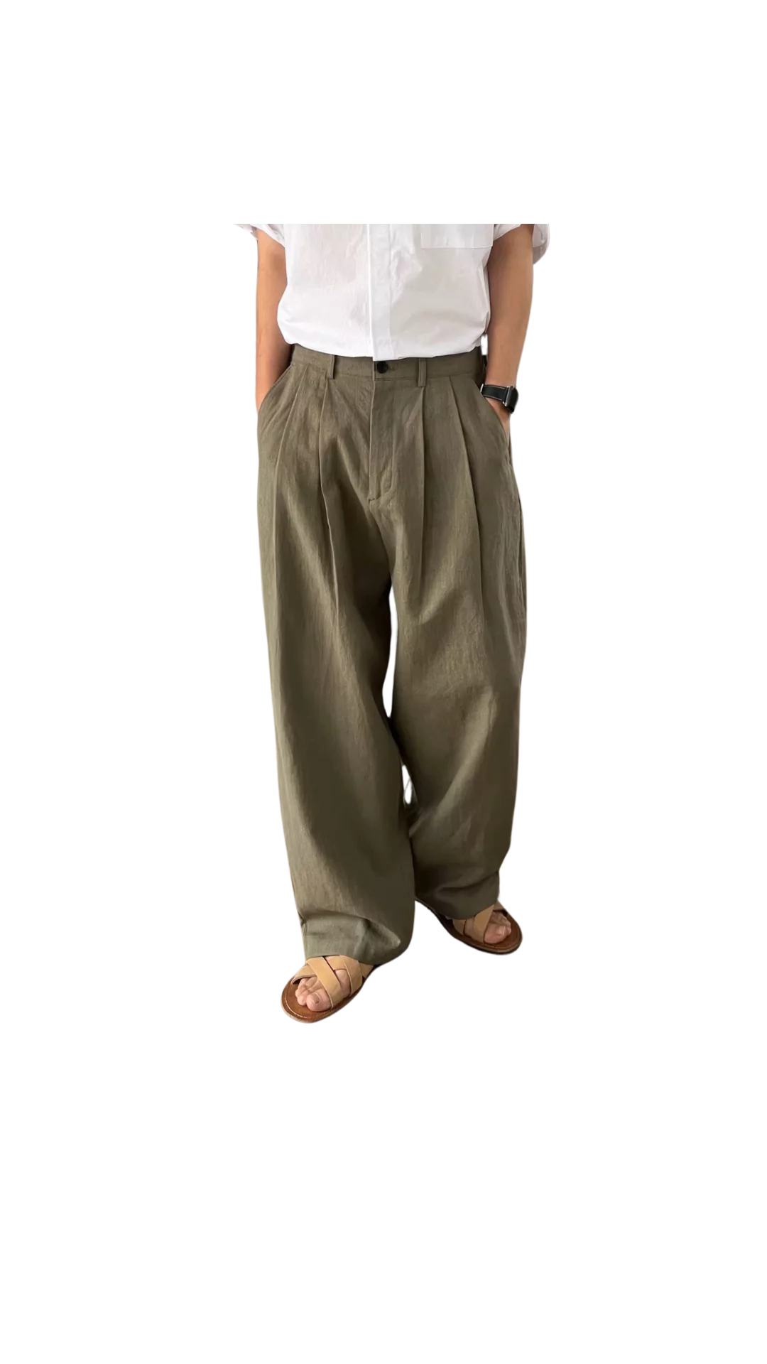Korean Nobility Pants - Korean Nobility Pants | Wide-Leg Trousers | Men's Luxury Linen Pants Alex Shogun Men's Clothes