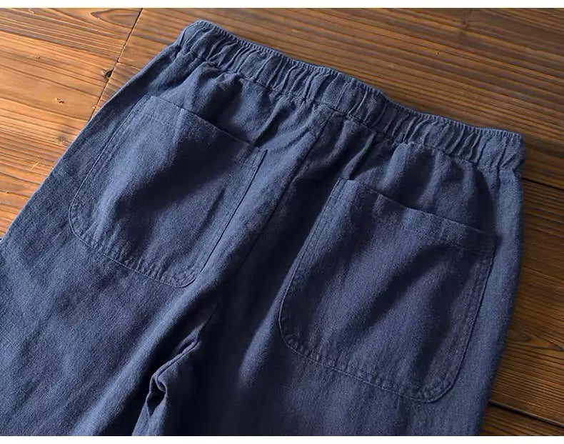 Pure Linen Pants - Men Linen Pants: Premium Comfort, Breathable Linen Pants - Shop Now! Alex Shogun Men's Clothes