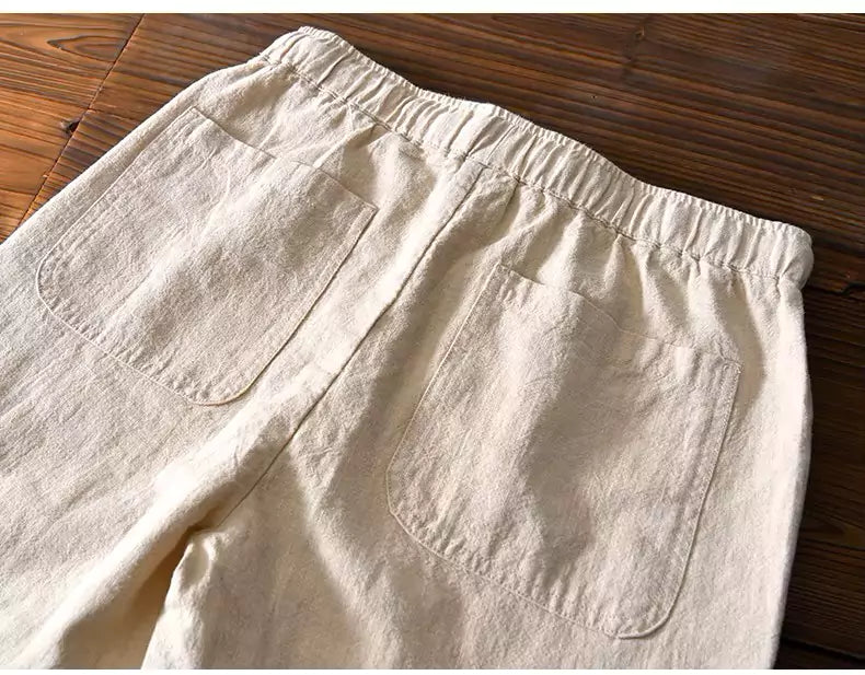 Pure Linen Pants - Men Linen Pants: Premium Comfort, Breathable Linen Pants - Shop Now! Alex Shogun Men's Clothes