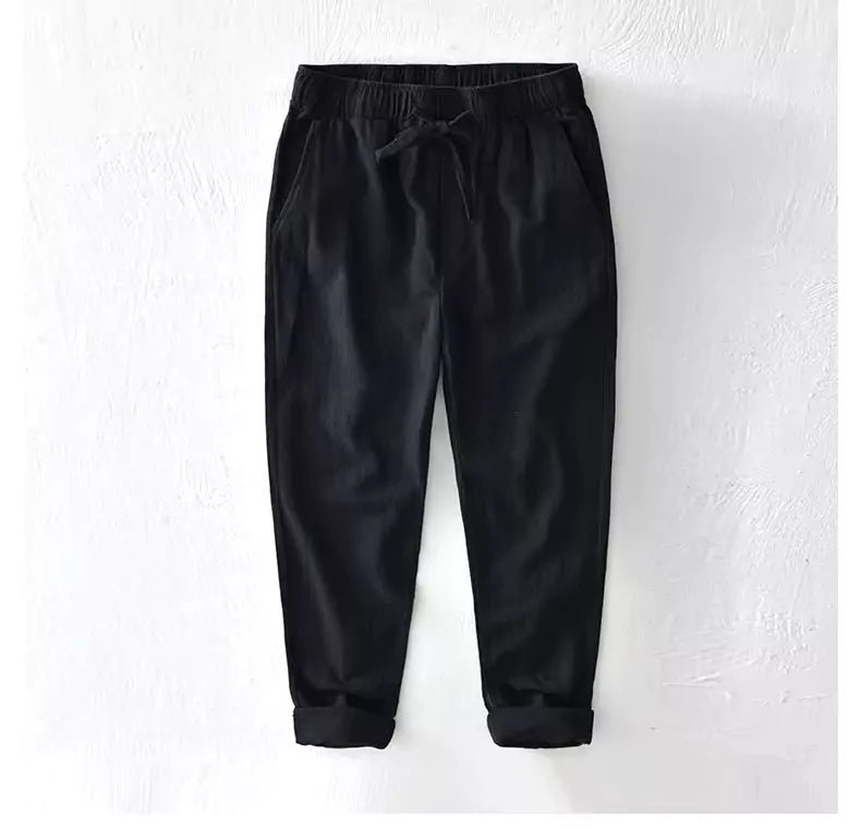 Pure Linen Pants - Men Linen Pants: Premium Comfort, Breathable Linen Pants - Shop Now! Alex Shogun Men's Clothes