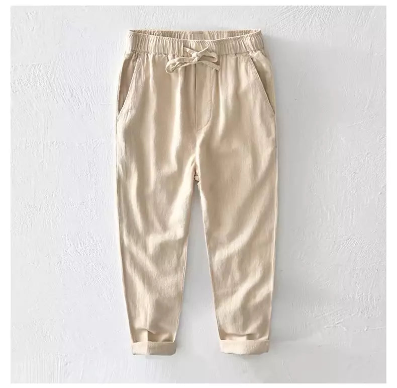 Pure Linen Pants - Men Linen Pants: Premium Comfort, Breathable Linen Pants - Shop Now! Alex Shogun Men's Clothes
