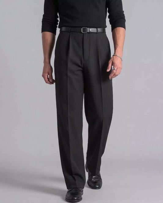 Wide-Leg Trousers - Alex Shogun Men's Clothes
