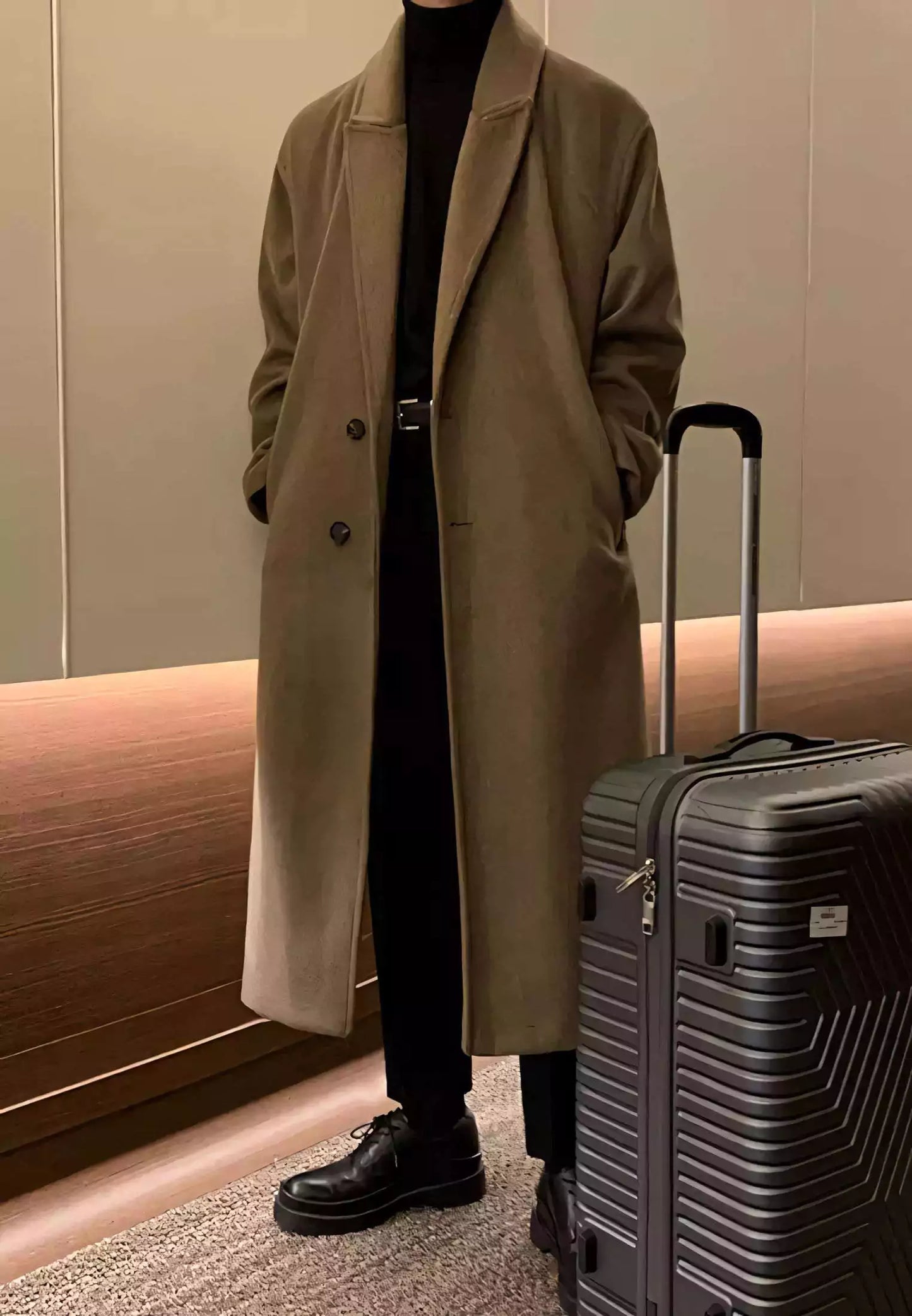 Single-Breasted Wool Coat - Shop Men's Single-Breasted Wool Coat | Warm, Stylish Winter Outerwear Alex Shogun Men's Clothes