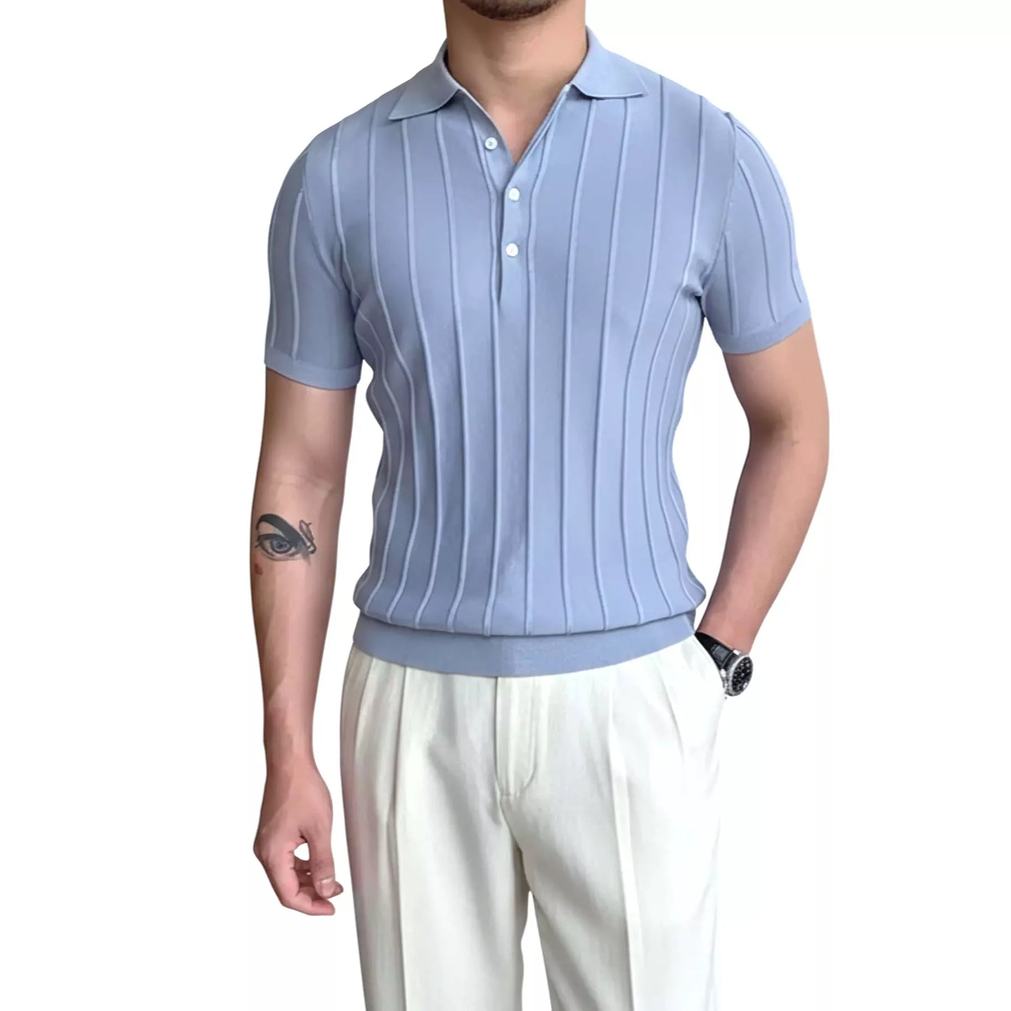The Dapper Chap's Lapel Polo - The Dapper Chap's Lapel Polo Alex Shogun Men's Clothes