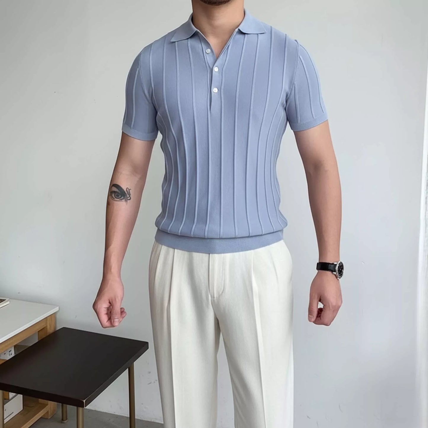 The Dapper Chap's Lapel Polo - The Dapper Chap's Lapel Polo Alex Shogun Men's Clothes