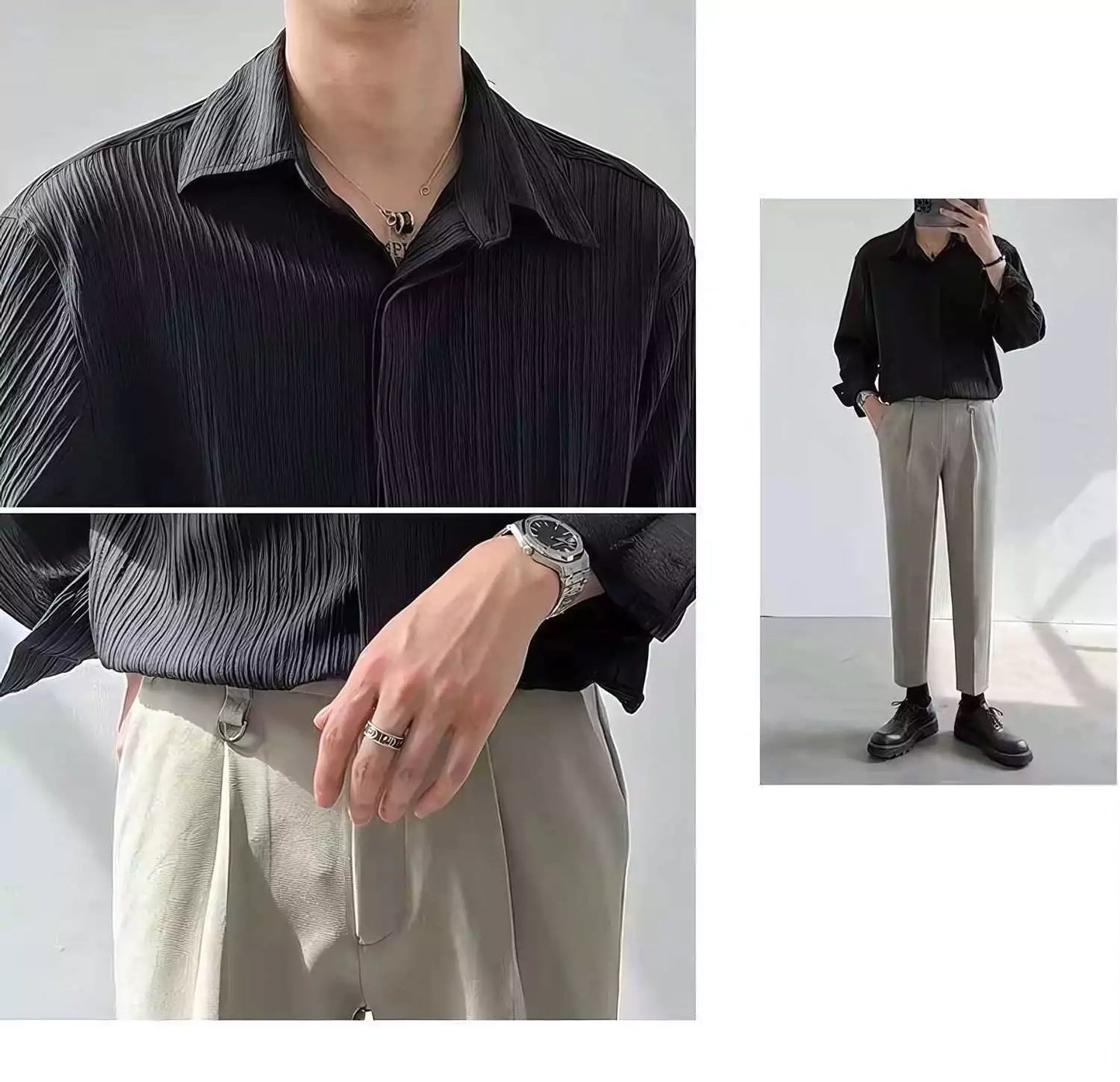 Kyoto Luxe Shirt - Kyoto Luxe Dress Shirt – Stylish Men's Dress Shirt | Timeless Elegance Alex Shogun Men's Clothes