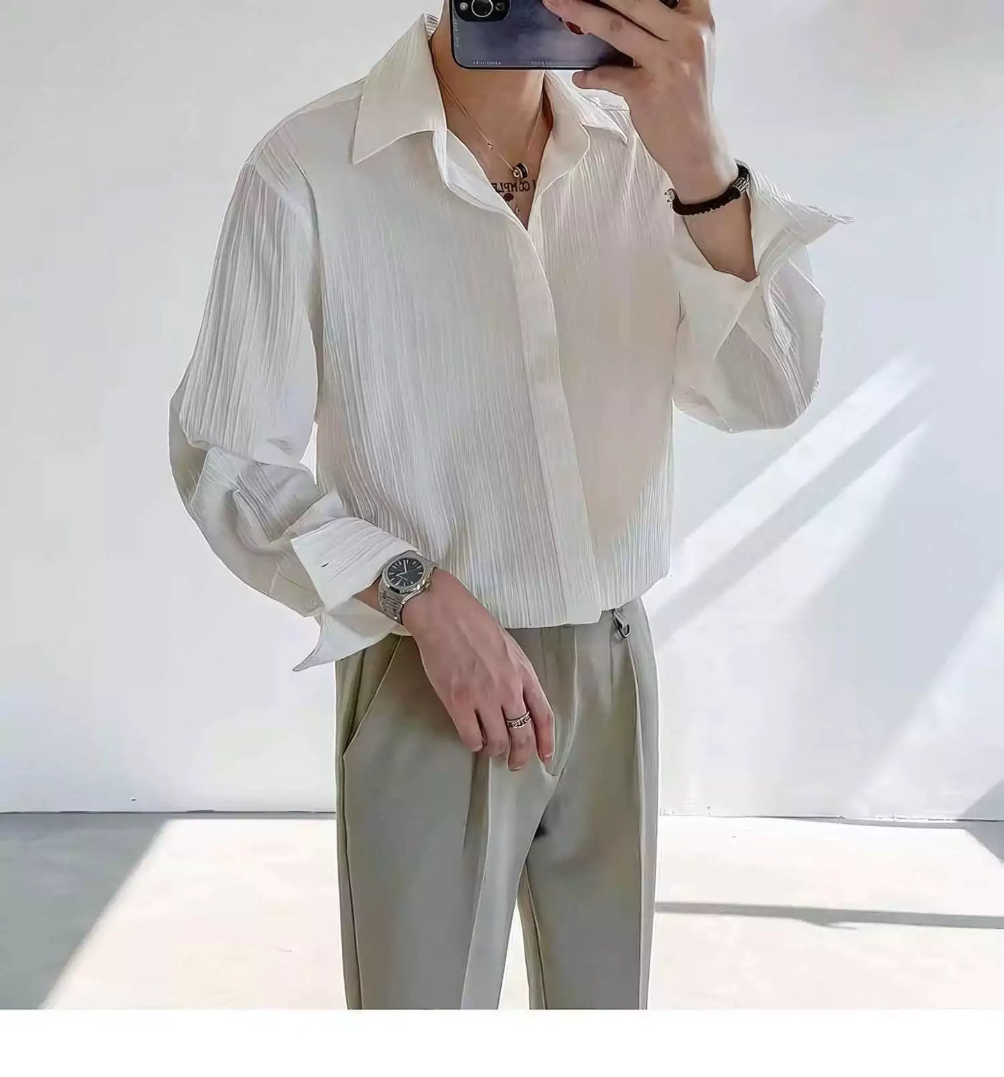 Kyoto Luxe Shirt - Kyoto Luxe Dress Shirt – Stylish Men's Dress Shirt | Timeless Elegance Alex Shogun Men's Clothes
