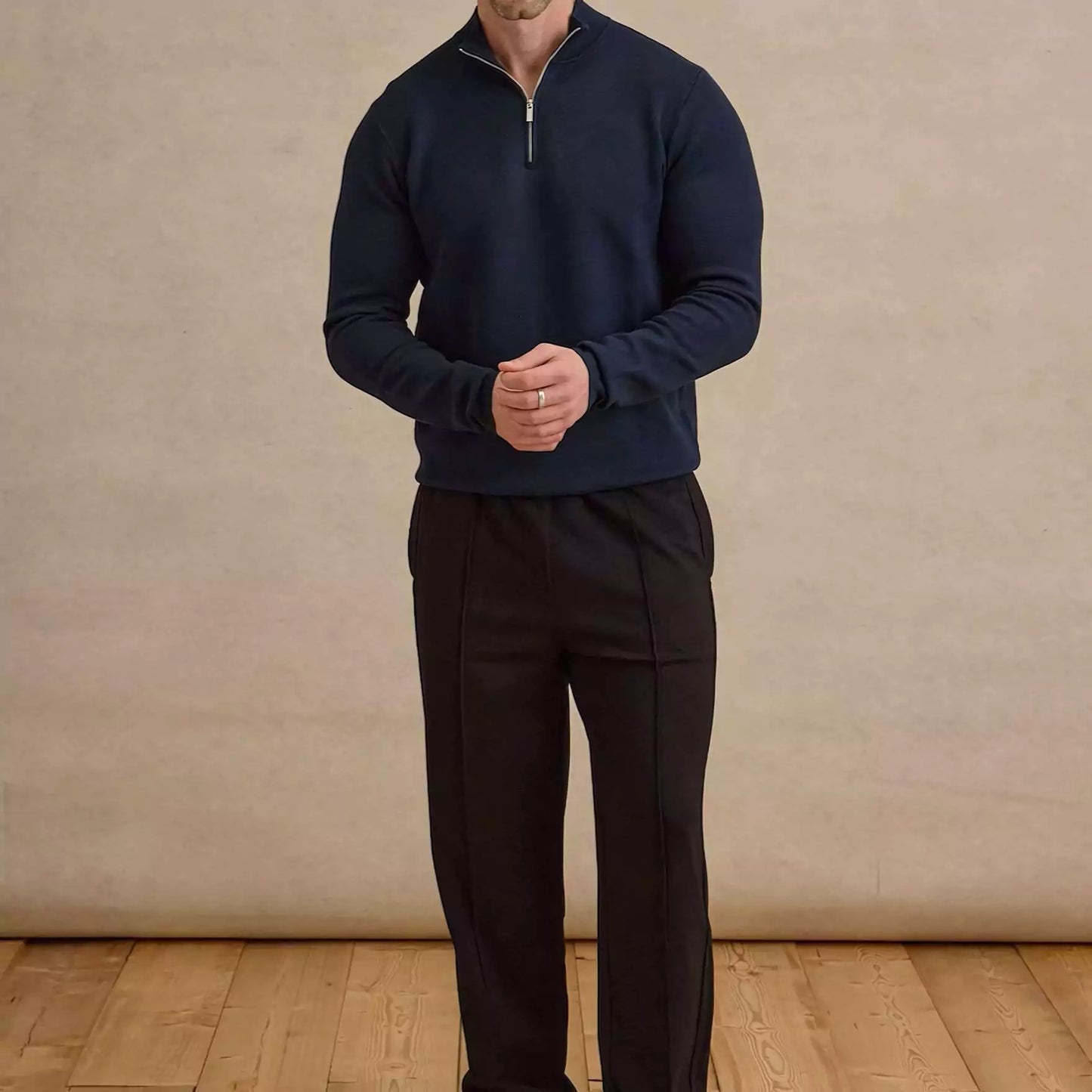 The Malvern Quarter-Zip Sweatershirt - Shop The Malvern Men's Quarter Zip - Organic Cotton Comfort Alex Shogun Men's Clothes