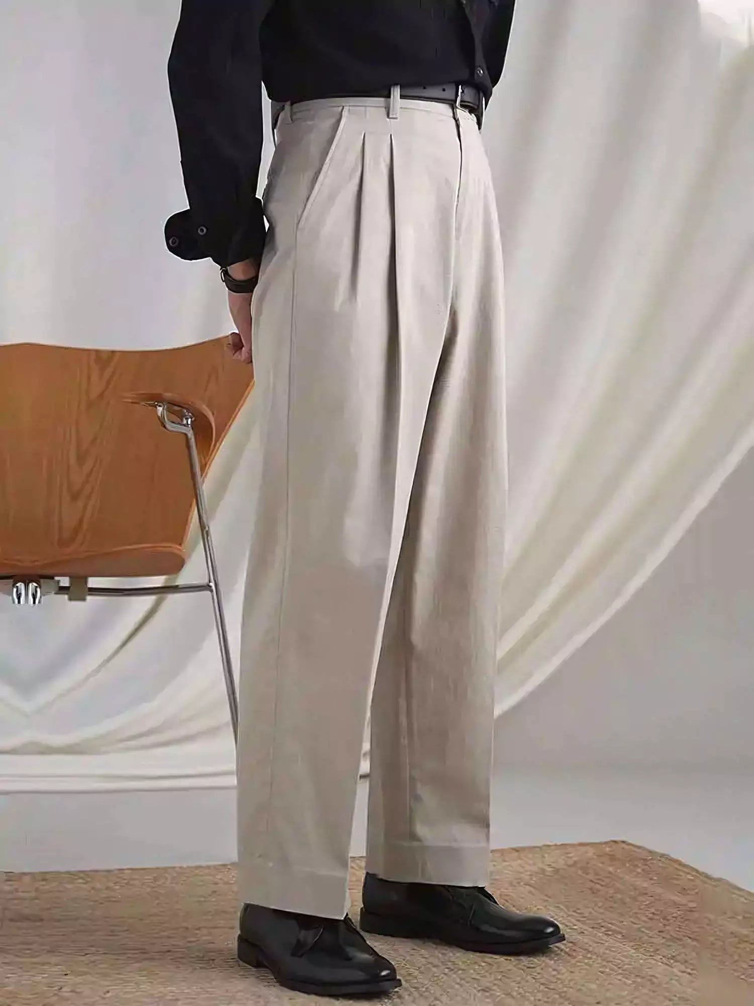 The Napoli High-Waist Pants - The Napoli High-Waist Pants Alex Shogun Men's Clothes