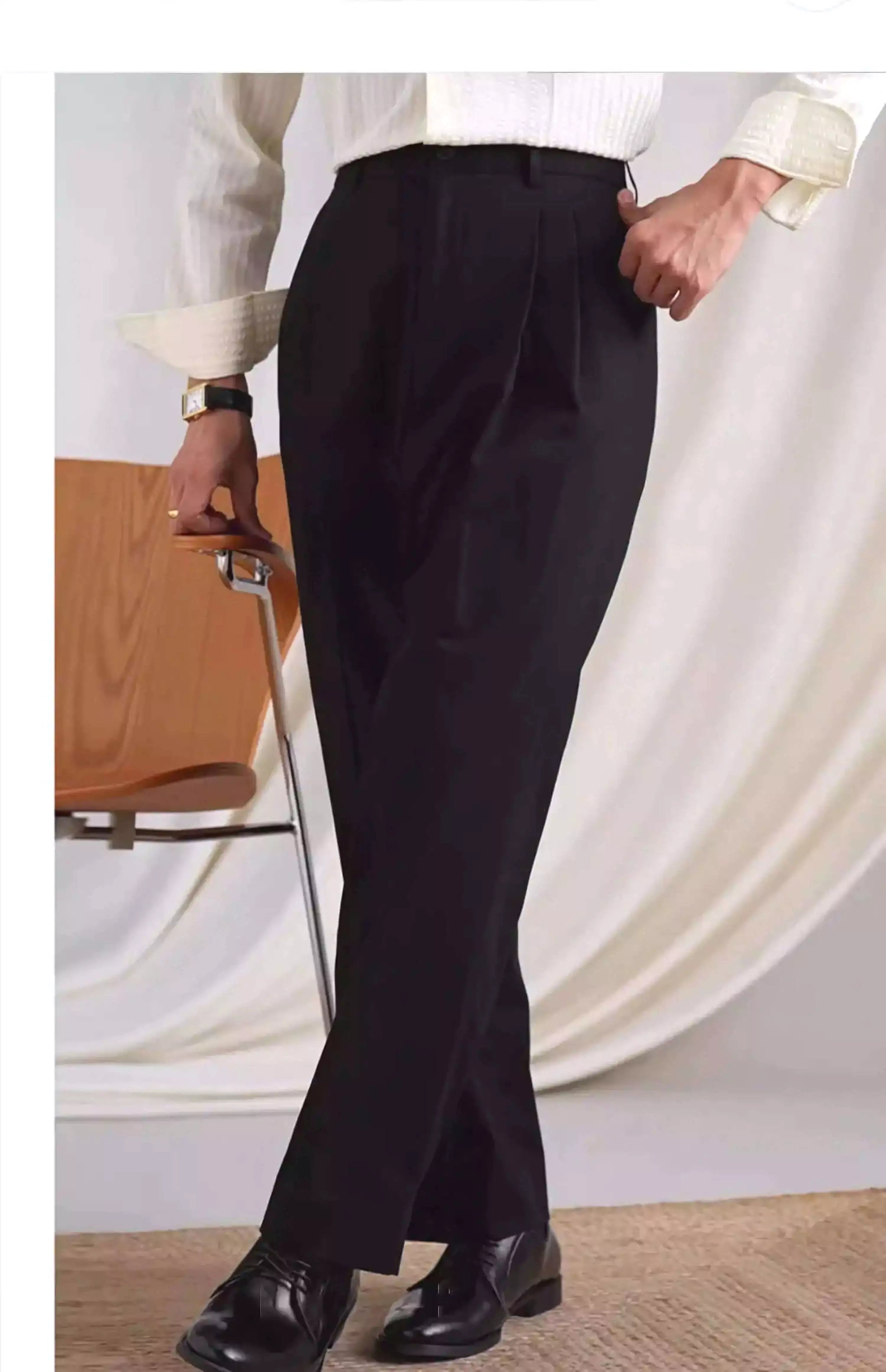 The Napoli High-Waist Pants - The Napoli High-Waist Pants Alex Shogun Men's Clothes