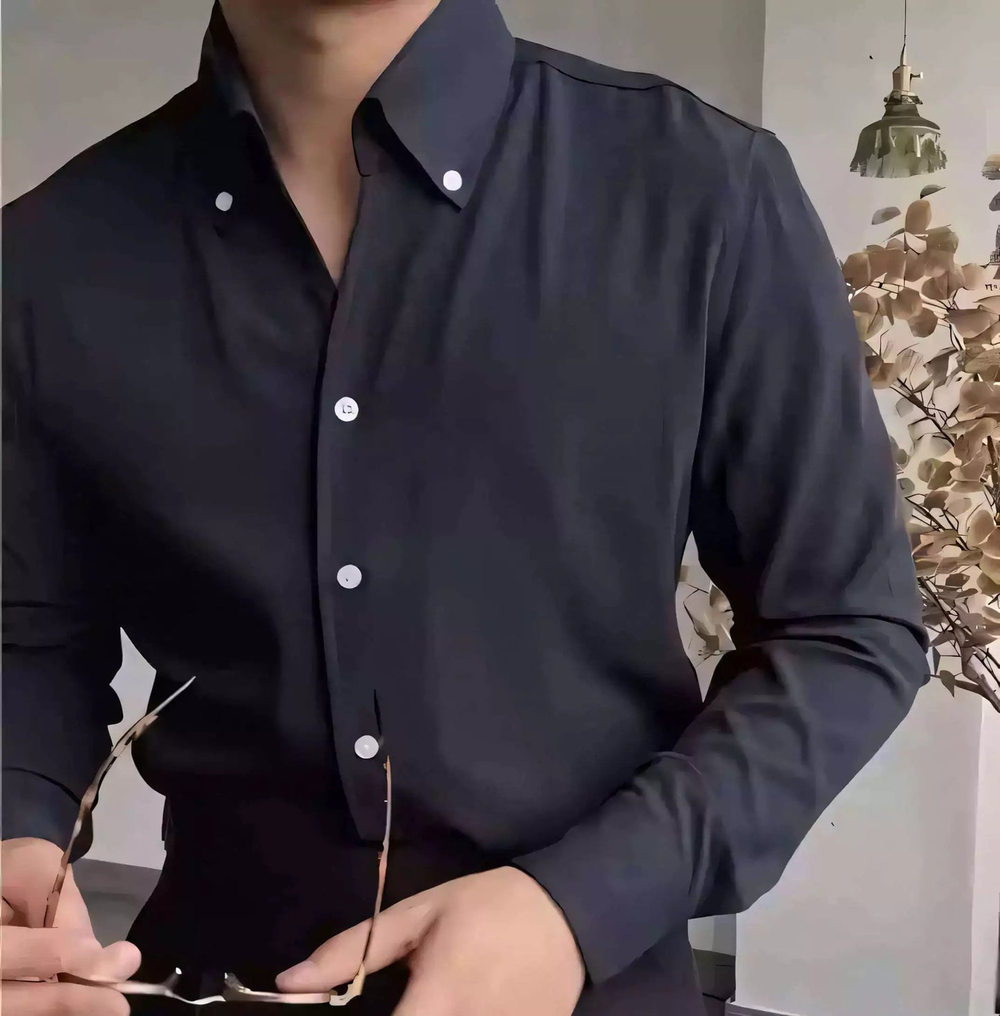 The Sartorial Italian Collar Shirt - Italian Collar Shirt: Slim Fit, Wrinkle-Free, Luxury Menswear Alex Shogun Men's Clothes