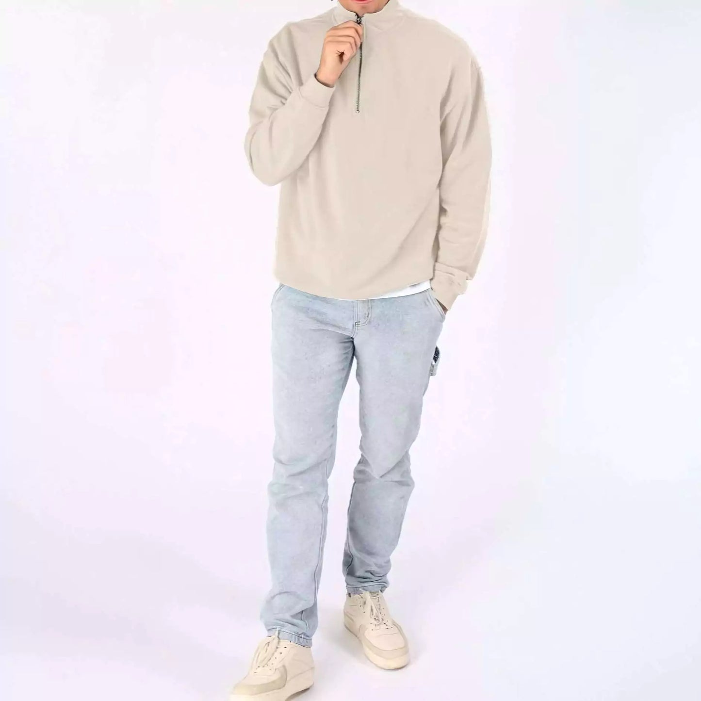 The Malvern Quarter-Zip Sweatershirt - Shop The Malvern Men's Quarter Zip - Organic Cotton Comfort Alex Shogun Men's Clothes