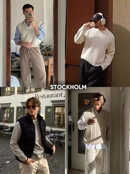 Learn how to master minimalist Stockholm fashion for men. Discover clean lines, neutral tones, and versatile wardrobe essentials from Alexshogun.store for a trending Fashion-inspired style