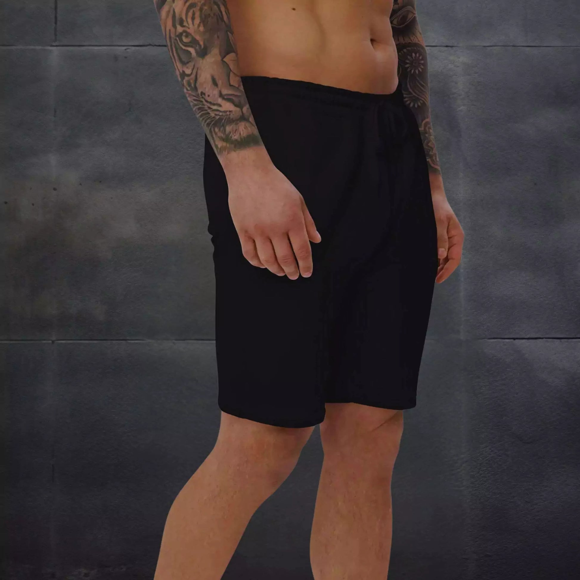 Obsidian Shorts – Minimalist Embroidered Men's Cotton Shorts - Shop Obsidian Shorts – Men's Embroidered Comfortable Cotton Shorts Alex Shogun Men's Clothes