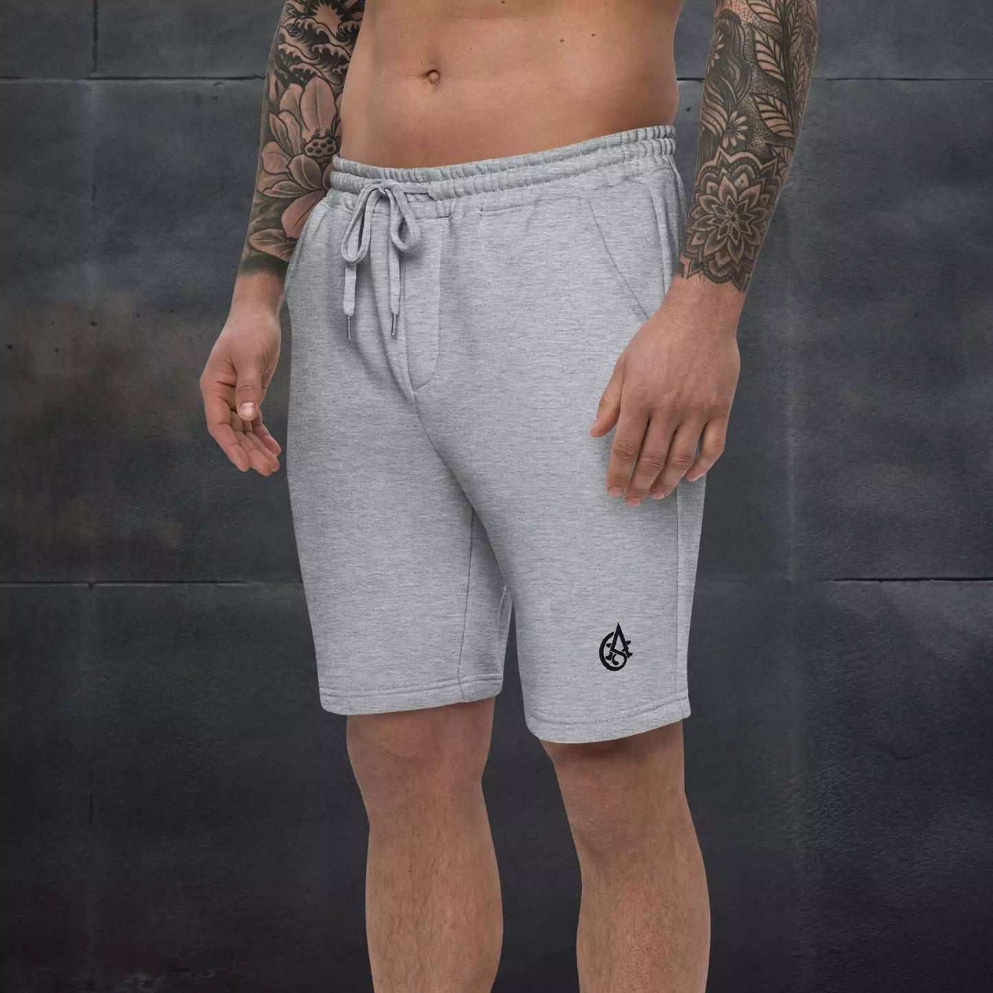 Obsidian Shorts – Minimalist Embroidered Men's Cotton Shorts - Shop Obsidian Shorts – Men's Embroidered Comfortable Cotton Shorts Alex Shogun Men's Clothes