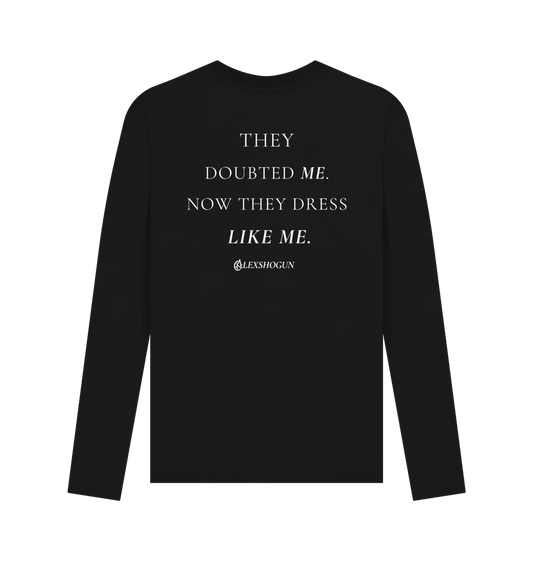 Dressed in Revenge Long-Sleeve AlexShogun - Dressed in Revenge – Luxury Long Sleeve T-Shirt | Alex Shogun Alex Shogun Men's Clothes