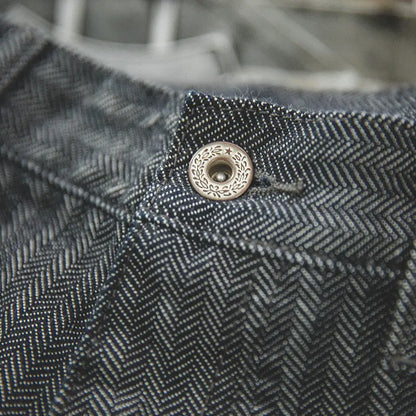 Alex Shogun Vintage Striped Jeans - Shop Striped Jeans Men: Retro Dark Grey & Grey Vintage Styles Alex Shogun Men's Clothes